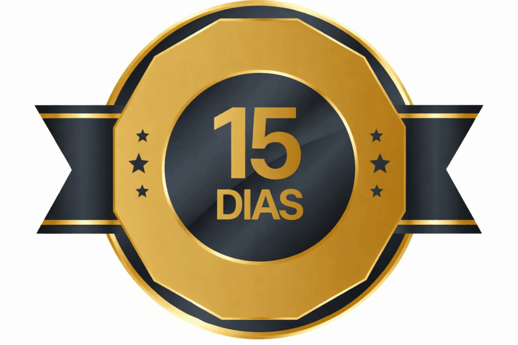 Garantia de 15 dias